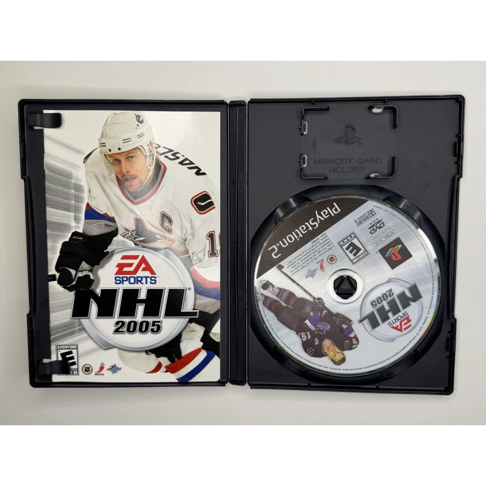 NHL 2005 (Sony PlayStation 2, 2004) Video game complete in box